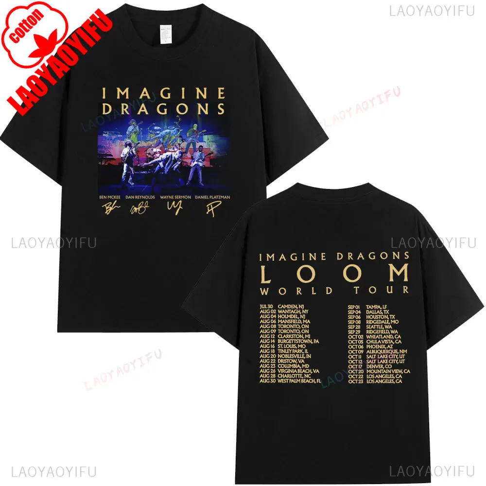 T-shirt Imagine Dragons Loom World Tour 2024 – Unisexe – De S à 5XL – Gildan