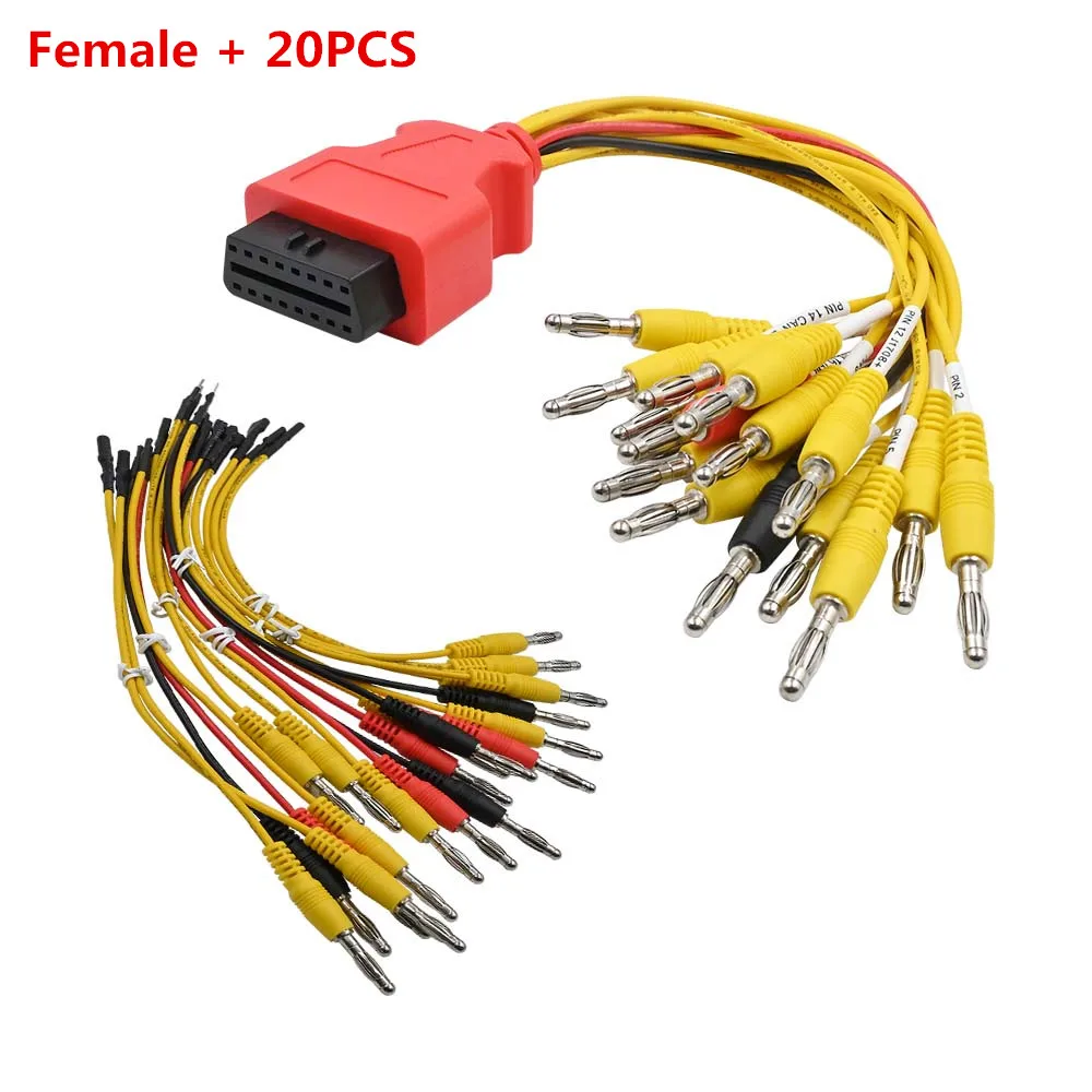 OBD Universal Jumper Auto Stecker Stecker 16-polig Männlich Weiblich Fehler Diagnose Werkzeug Pinsel ECU Jumper – Detail 27