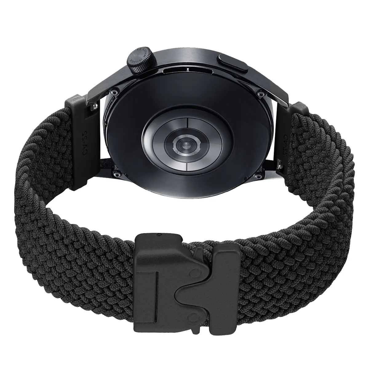 Braided Loop Strap with Parachute Buckle Nylon Watchband, 20/22mm
