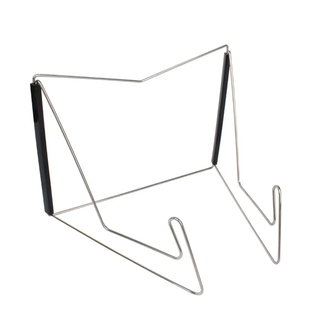 

Portable Foldable Bookends Stand Adjustable Music Stands Musician Helper Metal Cookbook Stand Sheet Music Page Fixed Holder Base