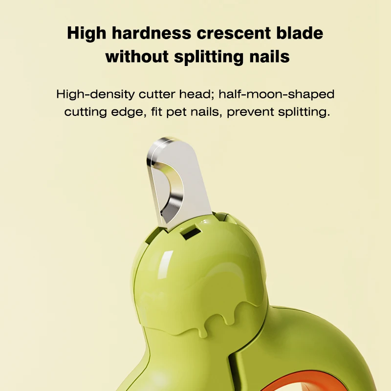 Pet Donut Nail Clippers LED Blood Line Light Dog Cats Ear Mite Lamp Professional Nail Scissors Safety Lock Pets Accessories