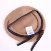 Unisex Uniform Cap Fashion Women Men Army Soldier Hat French Style Wool Bere 2