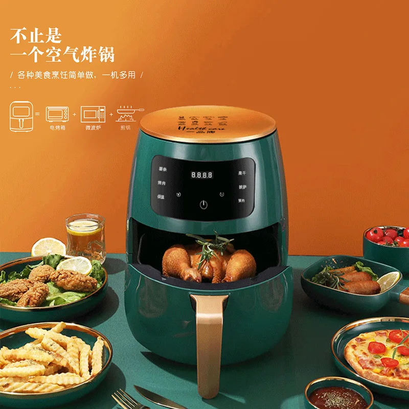 sale of the latest household Air fryer oil-free electric with large  capacity, automatic fries machine smart oven - AliExpress