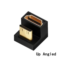 360 Degree Angled U-shaped L Converter Mini HDMI Male to HDMI-compatible 2.1V Female Extension 4K 5K UHD 8K60Hz Adapter - Image 4