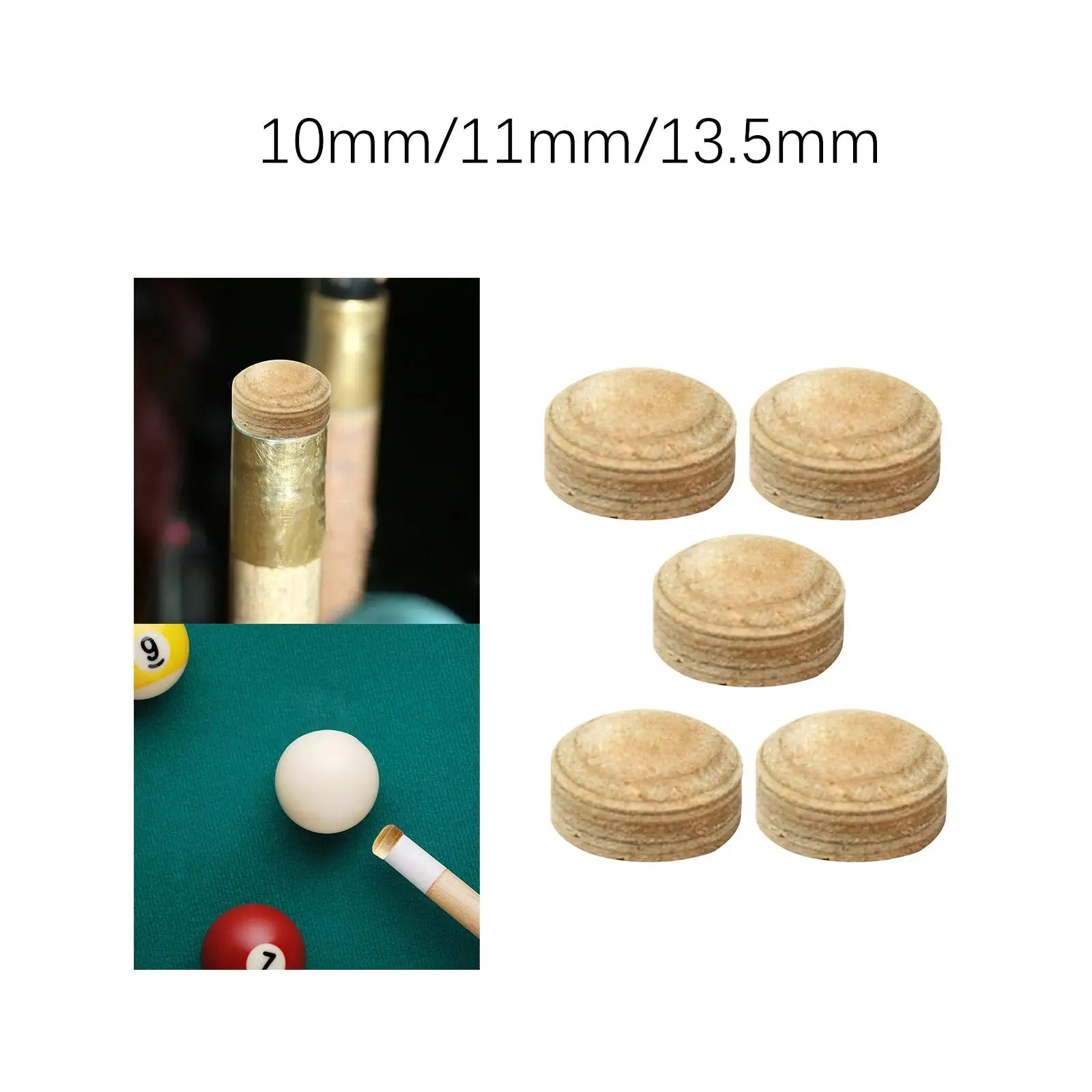 Billiard Cue Tips Accessories Billiard Game Protector 5 Pieces