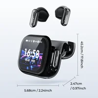 HD Screen Wireless Earphones Bluetooth Music Earbuds HTC NE68 150 Languages 30 hour Battery Life Clear Audio Comfortable Wearing - Image 2