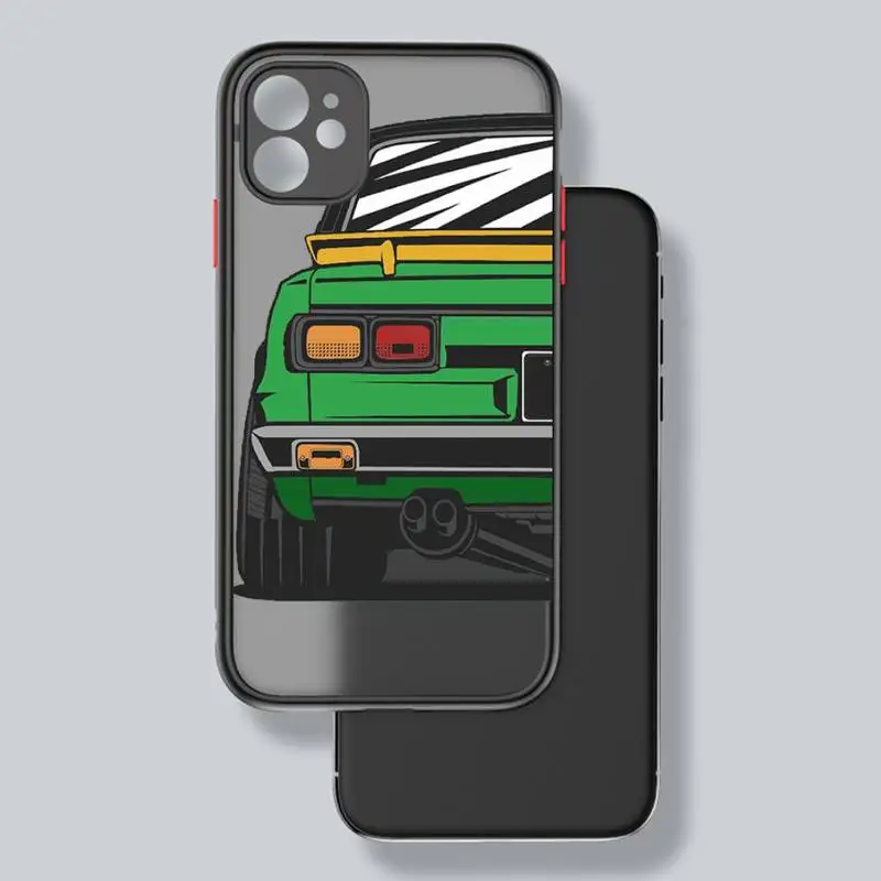 Men's Cool Sports Cars Comic Phone Case - Shockproof Silicone Cover
