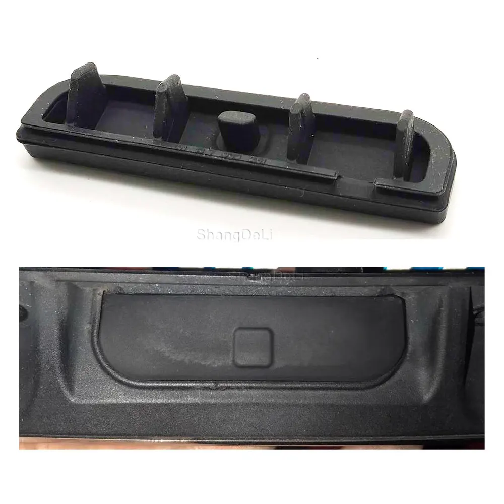Car Rear Trunk Handle Rubber Cover Trunk Lid Tailgate Opening Button