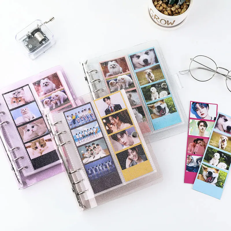 100 Grid Album Storage Book For Decorative Kawaii Album Stickers  Collecting Tools Gather Decal Transparent Organizer  Notebook