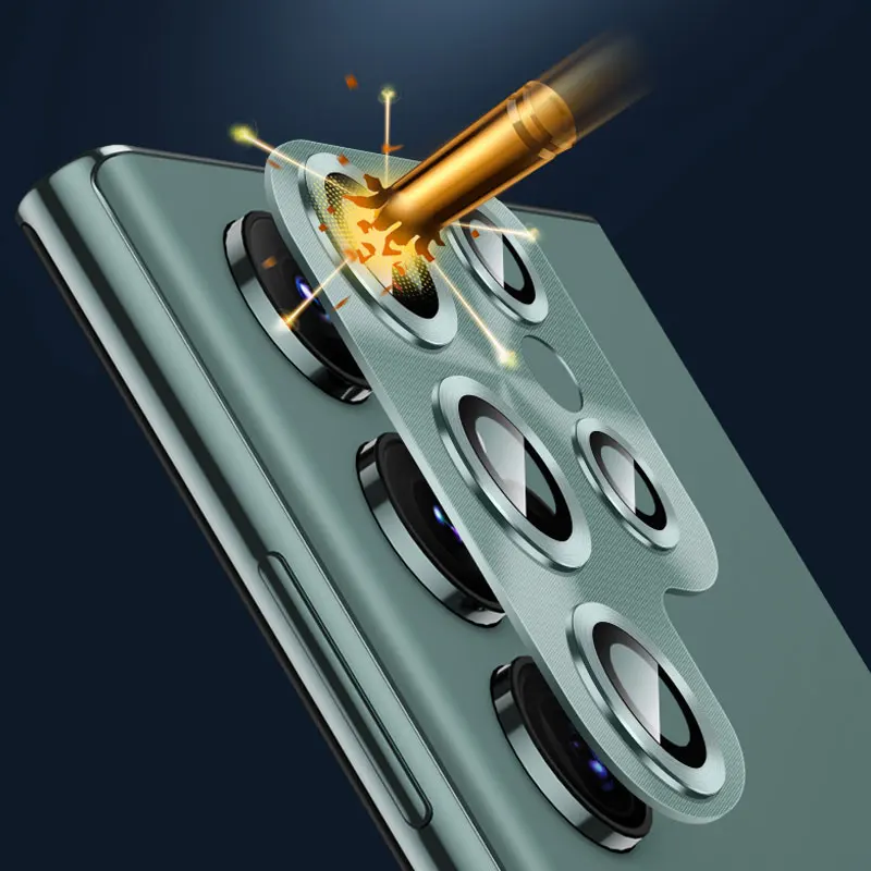 Täyssuoja kameran linssisuoja Samsung Galaxy S22 Ultra Plus karkaistu lasi Samsung S22Ultra Metal Lens Protect_voghion.com