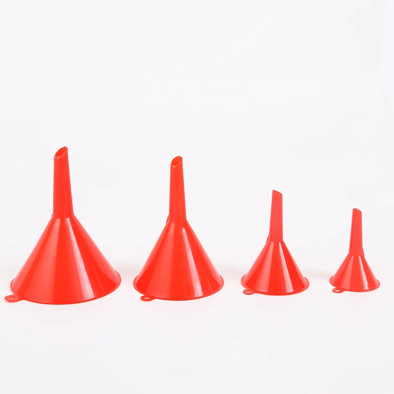 Car Plastic Funnels Refueling Gasoline Funnels Tools Oil Filling Equipment 4 Pack Car Motorcycle Refuel Filling Small Funnel