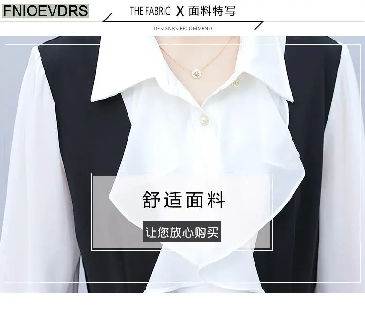 L-5XL Loose Clothes 2024 Women Spring Long Sleeve Elegant Ruffles White Shirts Casual Retro Tunic Peplum Tops And Blouses