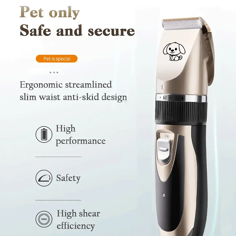 Dog Clippers Low-noise Pet Grooming Tool Cat Animal Hair Cutter Trimmer Haircut Shave perros y gatos de pelo maquina afeitadora