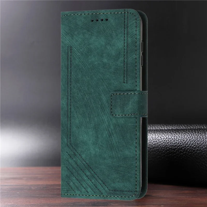 Luxury Magnetic Leather Wallet Case - Shockproof Flip Cover
