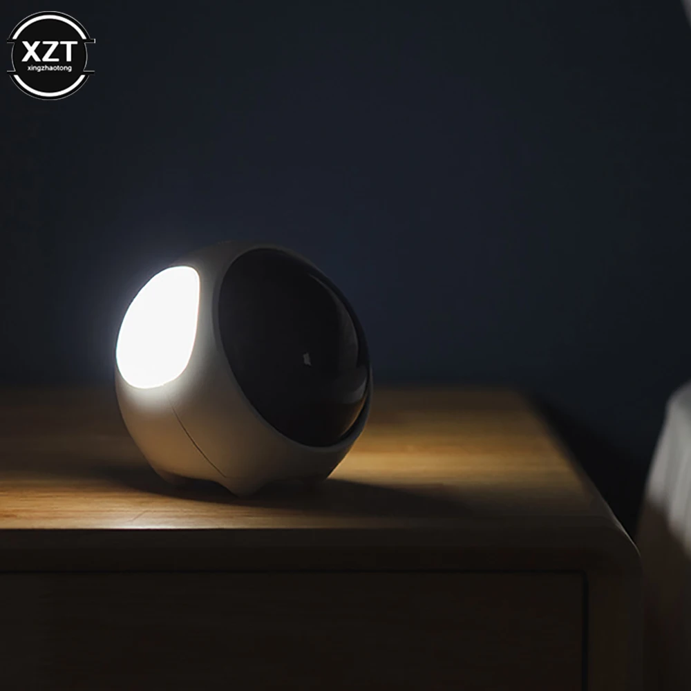 MultiFunction Table Clock Expression Alarm Clock Pixel Alarm Clock Bedside Kids Night Wake Up Light Smart Alarm Clock Children 5