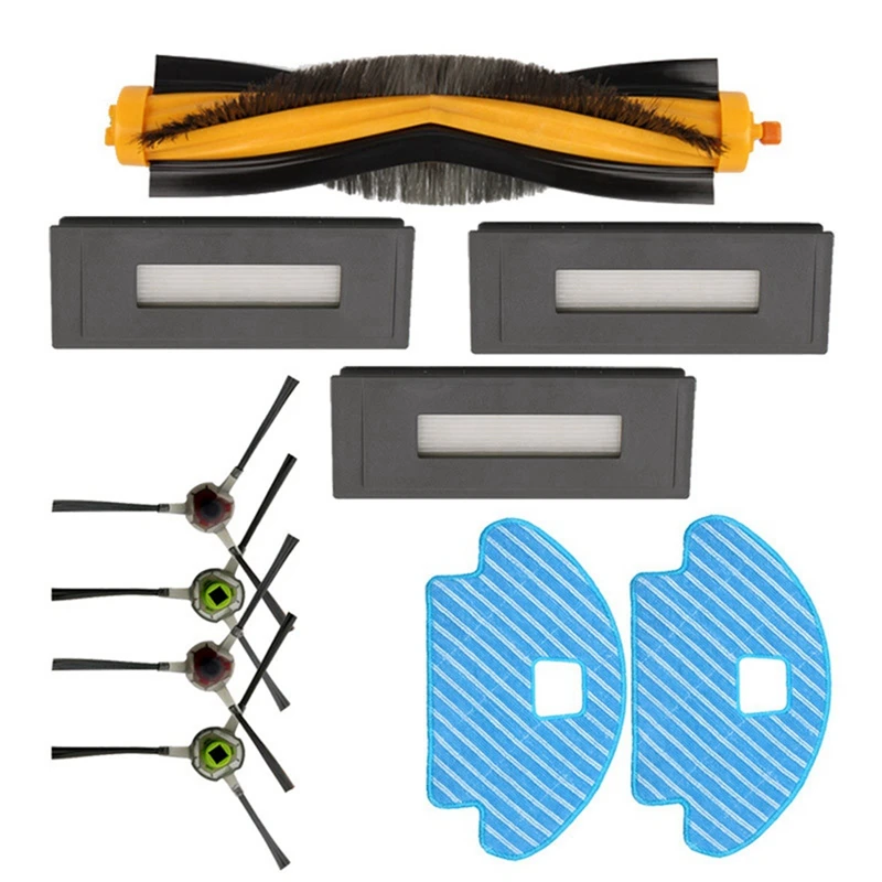 

Основная щетка, роликовые боковые щетки, Швабра, ткань, Hepa-Фильтр Для Ecovacs Deebot OZMO 930 Pro 937