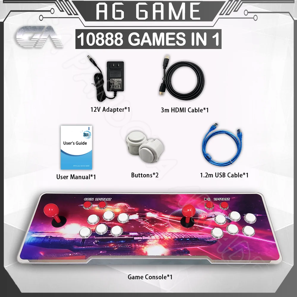 Pandora SAGA EX 18S Pro Arcade Box 10888 in 1 128GB 3D WIFI HD