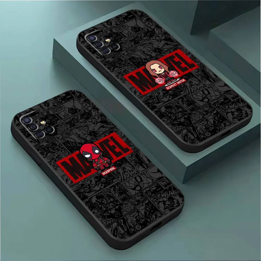 Custodia Per Telefono Per Samsung Galaxy A02 A01 A40 A70 A54 A34 A50 A24 A10 A03 Core A04 A10S A03S A04S A20E Hero Deadpool Marvel Cover