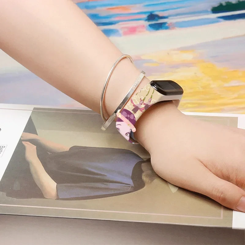 Kids' Digital Watches Outdoor sports Wrist band Cartoon Printing LED Touch Waterproof Electronic Kids Watchs Birthday Gifts Toys