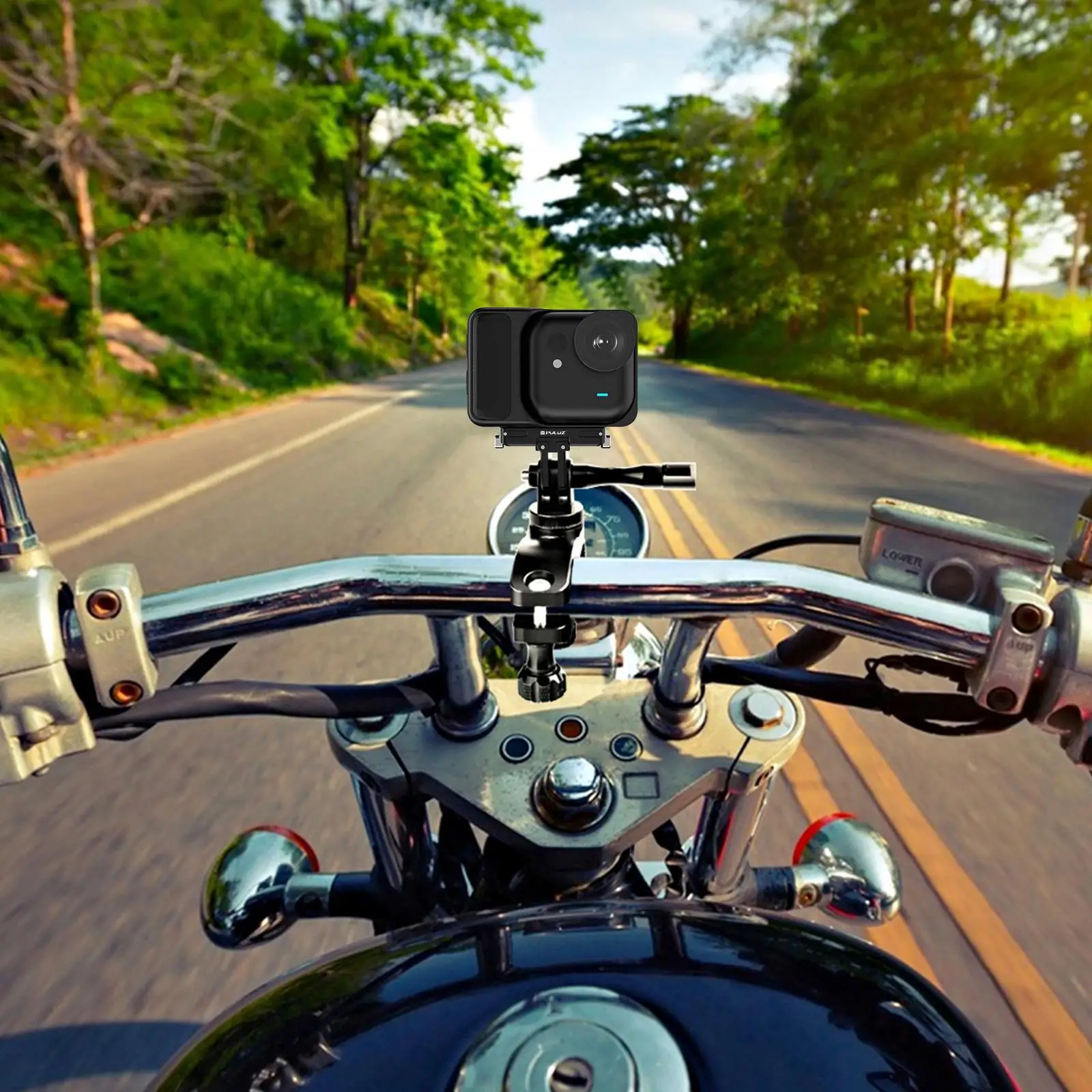 For Insta360 GO Ultra PULUZ Magnetic Aluminum Alloy Quick Release Base Mount