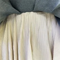 Retro Spliced Denim Pleated Skirt for Women Summer New Temperament Hot Girl Fashionable High Waist A-line Skirt - Image 5