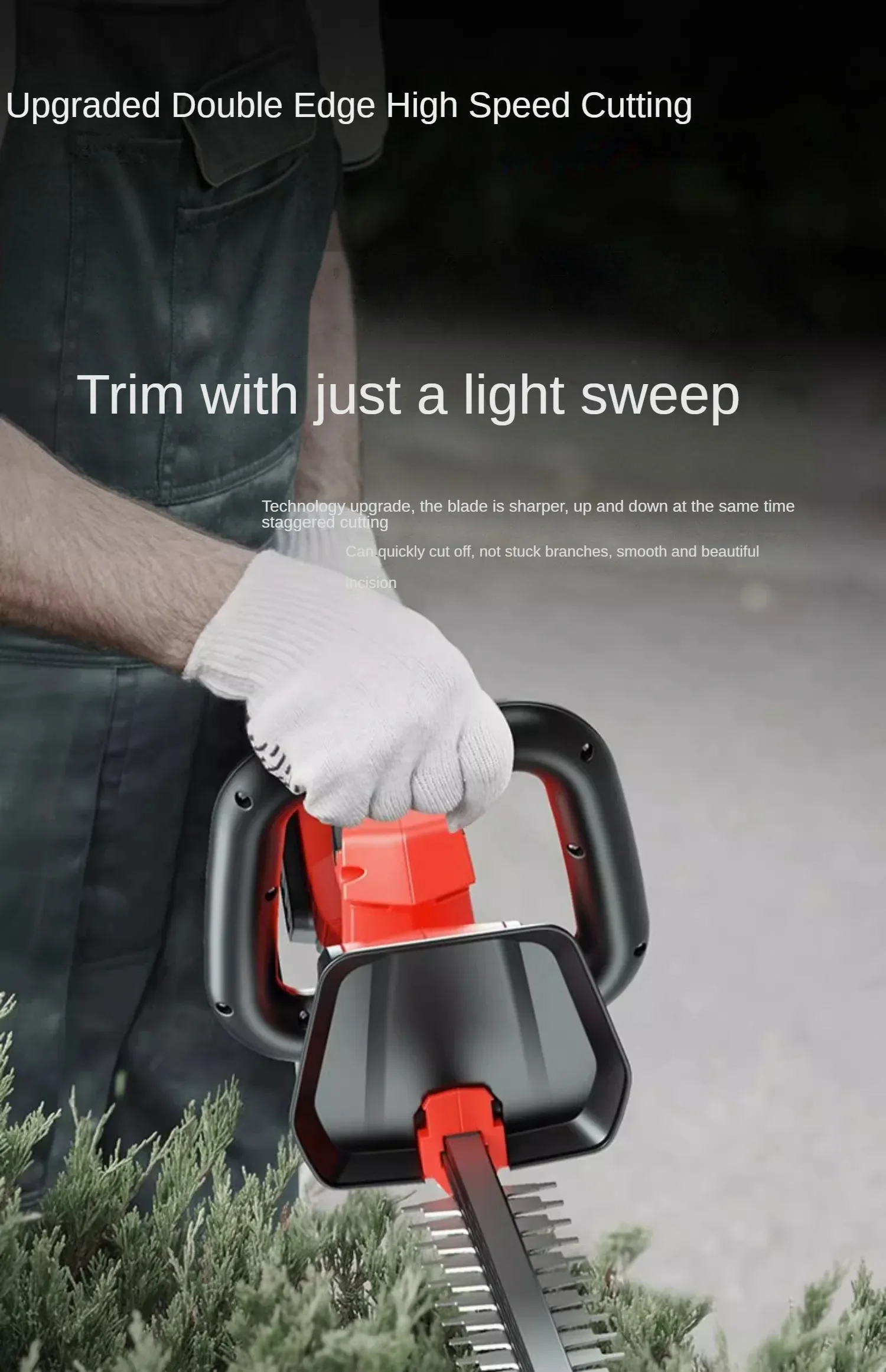 Efficient and Cordless Hedge Trimmer with Tea Pruner for Garden and Tea Plantation 6