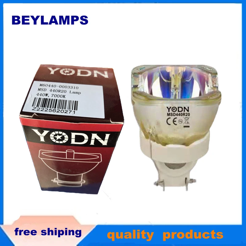 

100% Original YODN MSD 440R20 440S20 Stage Lamp 440W 20R 20S Beam Lamp Bulb 7000k Moving Head Lighting