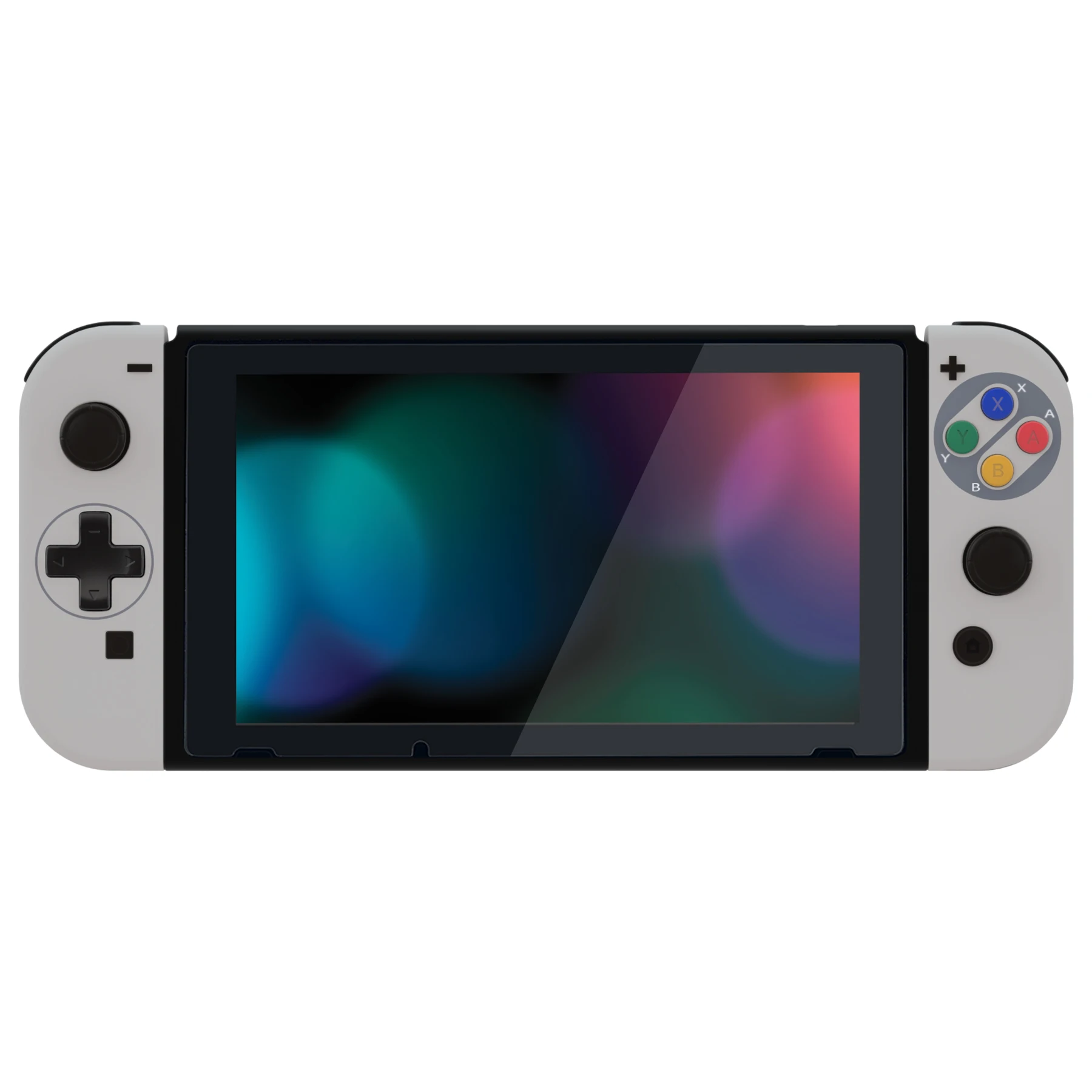 eXtremeRate Replacement Housing JoyCon Shell Buttons Soft Touch Controller Case for NS Switch JoyCon/OLED JoyCon -Classic Series