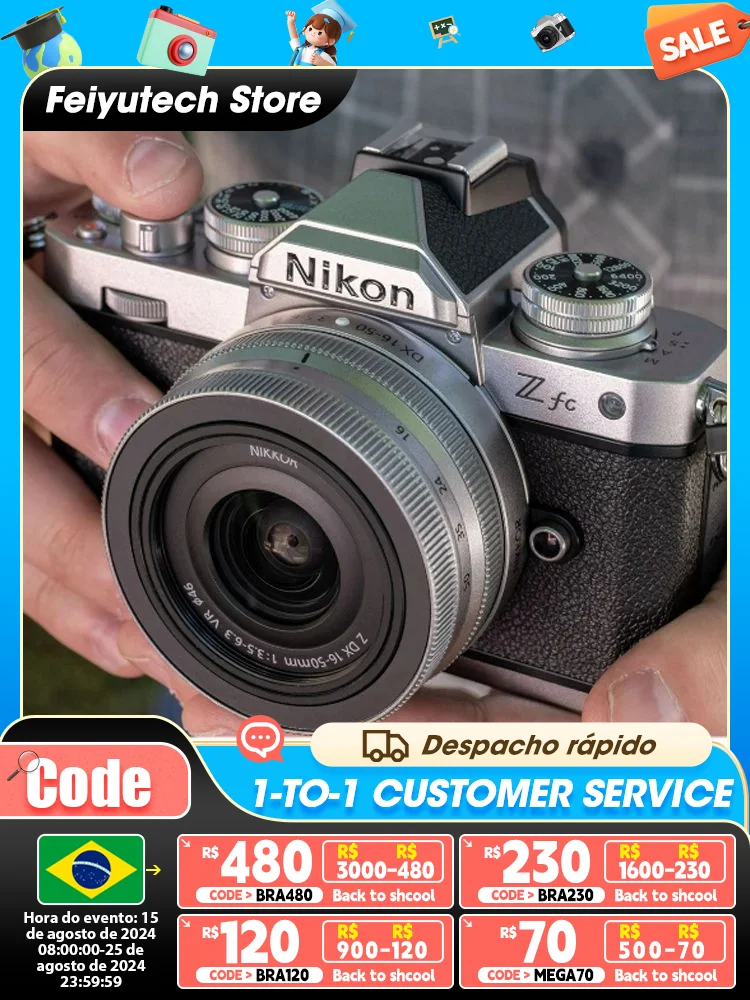 Nikon Z fc Zfc DX-Format Mirrorless Camera Digital Camera With NIKKOR Z 28mm F2.8 Lens Compact Professional Photography