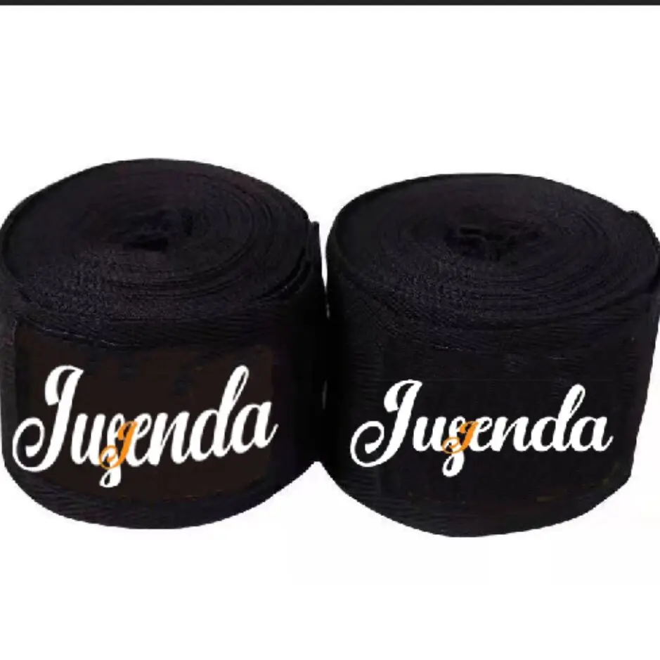 2 Rollen Jusenda 3/5 m Boxbandage Mikroelastischer Hand-Handgelenkschutz Handband Bandage Fitness Faustbandage – Detail 1