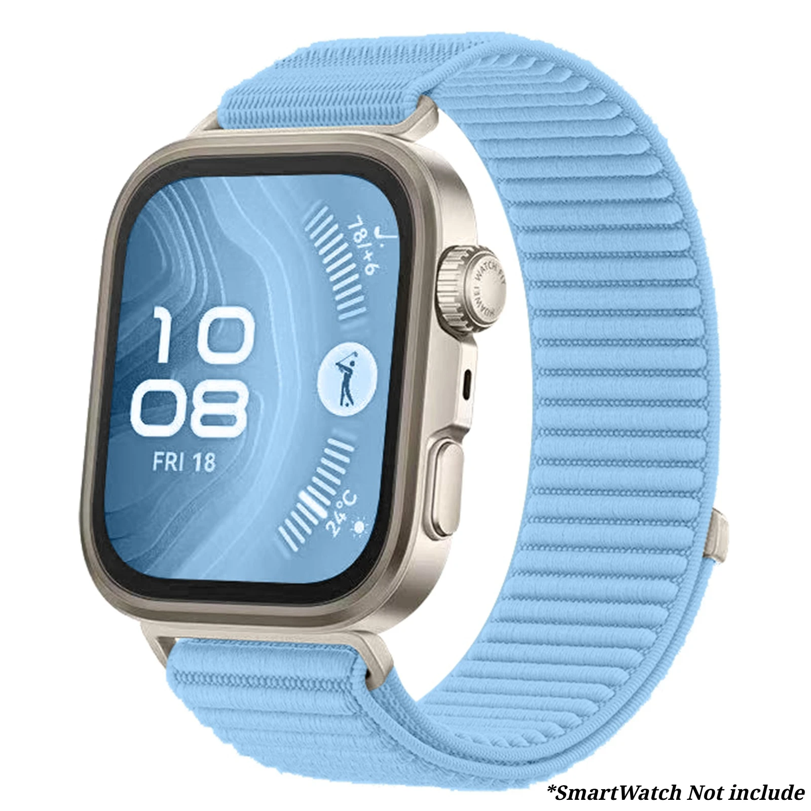 Field Nylon Loop Strap - Woven Sports Smartwatch Wristband Bracelet