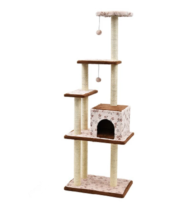 

RY06 Big Luxury Sisal Pet Toy Accessories Supplies Products Parts Wall Climb Climbing Cat Tree