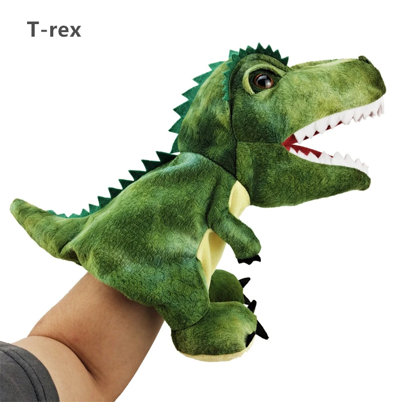 

Hand Puppet Plush T Rex Dinosaur with Working Mouth,Party Imaginative Game Props,Telling Dino Story Tools,Kid Photographic Props