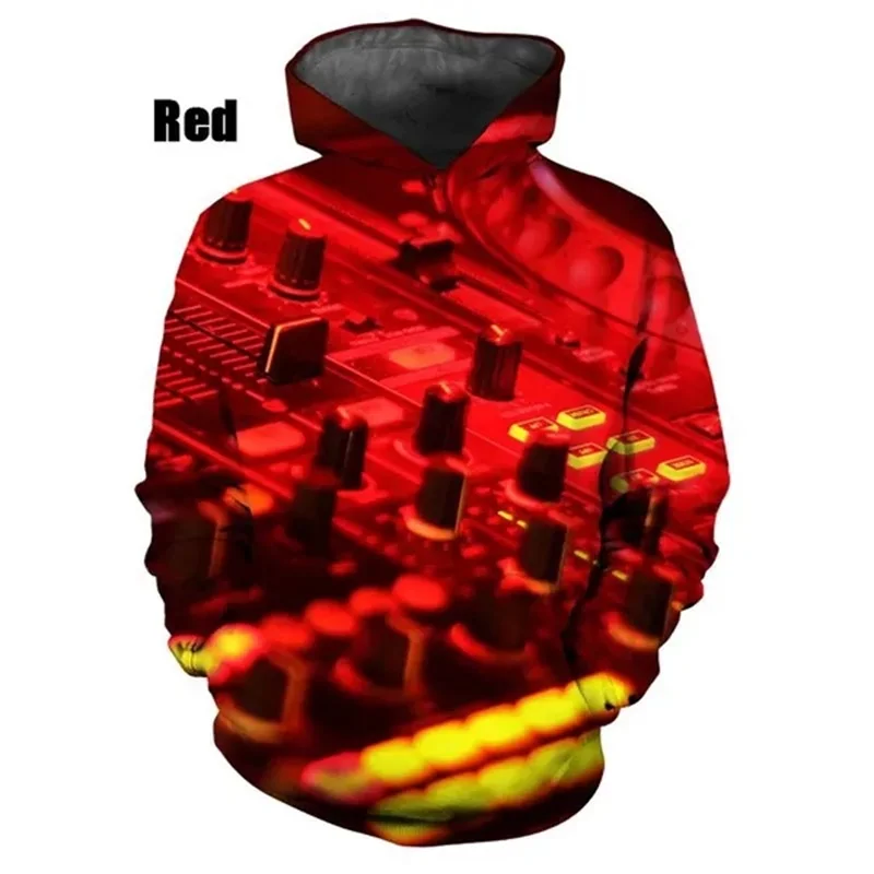thumbnail image 1 of Nuevas sudaderas con capucha con estampado 3D de DJ para hombre, sudaderas informales, sudaderas con capucha, ropa de calle para hombre, sudaderas con capucha de gran tamaño, ropa para hombre, 1 of 5