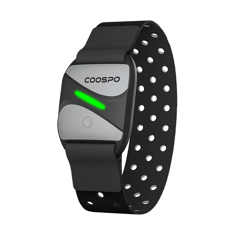 COOSPO HW807 opaska na nadgarstek z czujnikiem tętna optyczny czujnik fitness na świeżym powietrzu Bluetooth 5.0 ANT + IP67 do biegania na rowerze z Wahoo