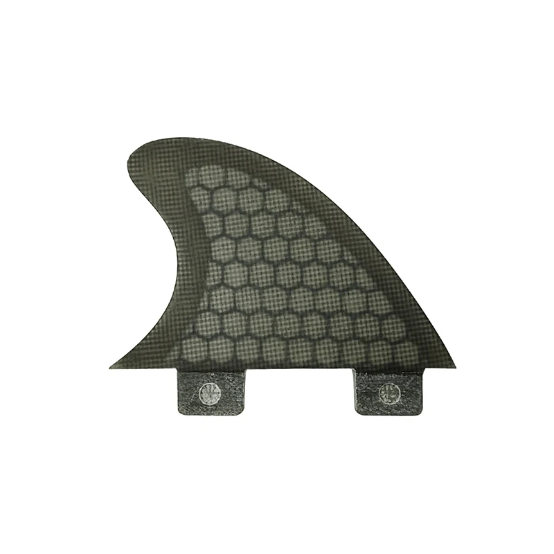 UPSURFフューチャーサーフボードフィンMサイズグラスファイバー+ハニカムトライクアッドフィンセット (グリーンG 5+GL)