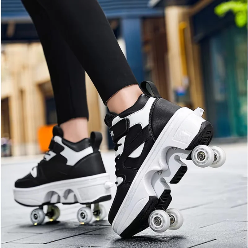 Multifunction Skates Deformable Sports Roller Skates Cheap Wheel