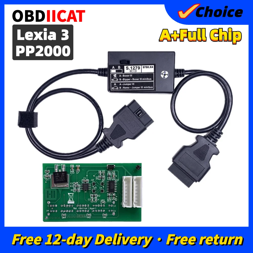 

Hot Profession OBD Diagnostic Cable S1279 Interface Module Professional for Lexia 3 PP2000 New Cars Boxer Scanner S 1279