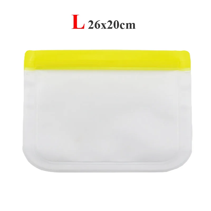 Reusable Leakproof Silicone Food Storage Bags - BPA-Free Ziplock