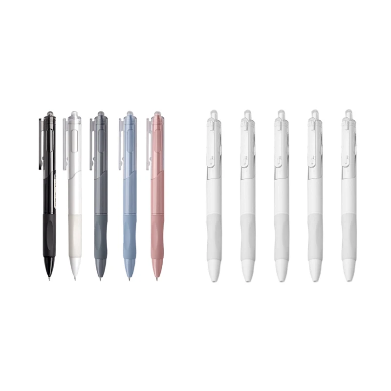 

Тонкие гелевые ручки, 0,5 мм, ручки для плавного письма, идеально подходят для журналов, подарочный набор для заметок (упаковка из 5 штук)