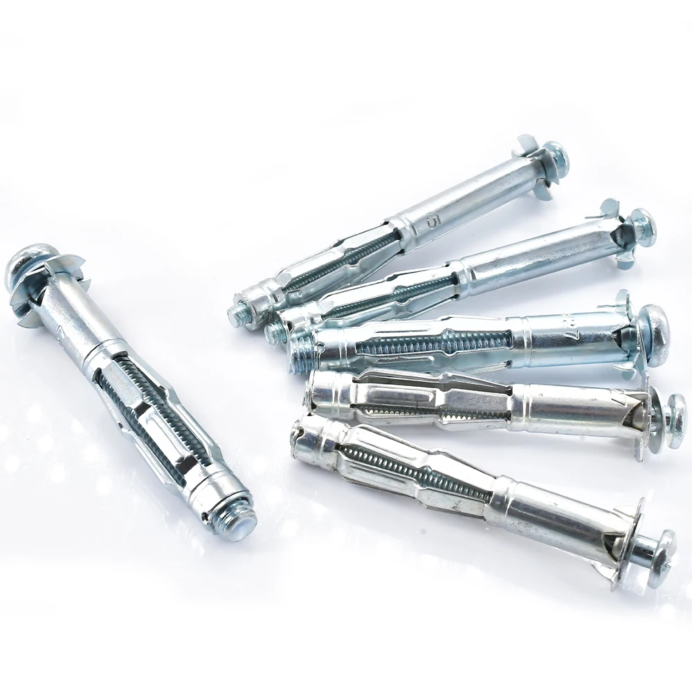 Drywall Anchor M4 M5 M6 M8 Gypsum Bolts Nut Expansion Screws Bolt Pipe Wall Ceiling Hollow Plug Metal