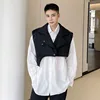 2023 Irregular Design Techwear Style Hip Hop Cargo Vest Mens Street Fashion Short Waistcoat Sleeveless Jacket 6