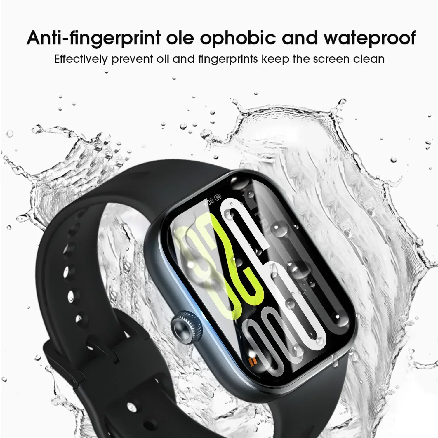 Premium Full Coverage Screen Protector Film for Smartwatch – Enhanced Protection for Your Device