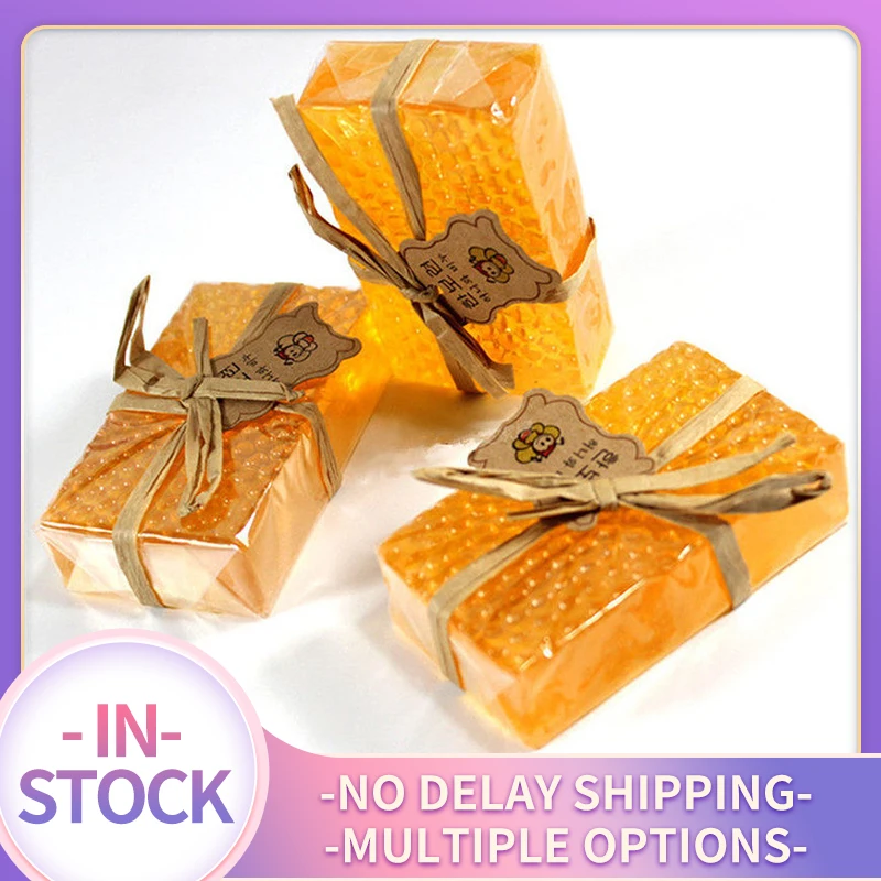 

Natural 100g Honey Kojic Acid Soap Handmade Whitening Soap Peeling Glutathione Arbutin Bath Body Skin Care Deep Cleaning Soap