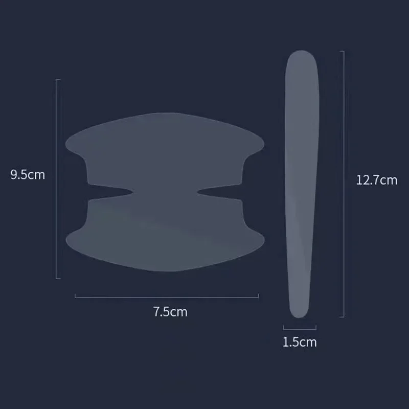 Car Stickers Car Door Handle Protective Sticker Wear Resistant Scratch Resistant Transparent Protective Strip TPU Door Bowl Stick