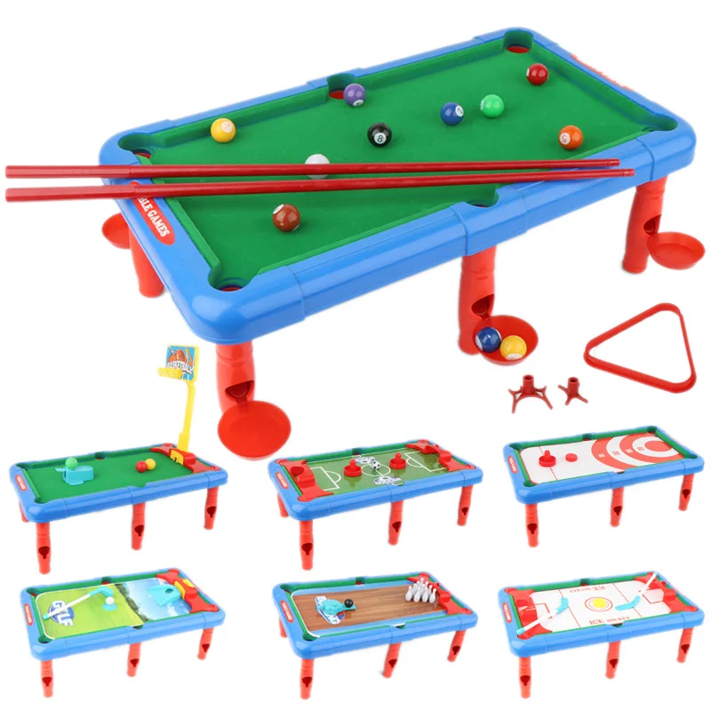 

New-7 In 1 Billiard Toy Table Billiard Multifunctional Pool Table Parent-Child Interaction Parent Child Interaction Toy