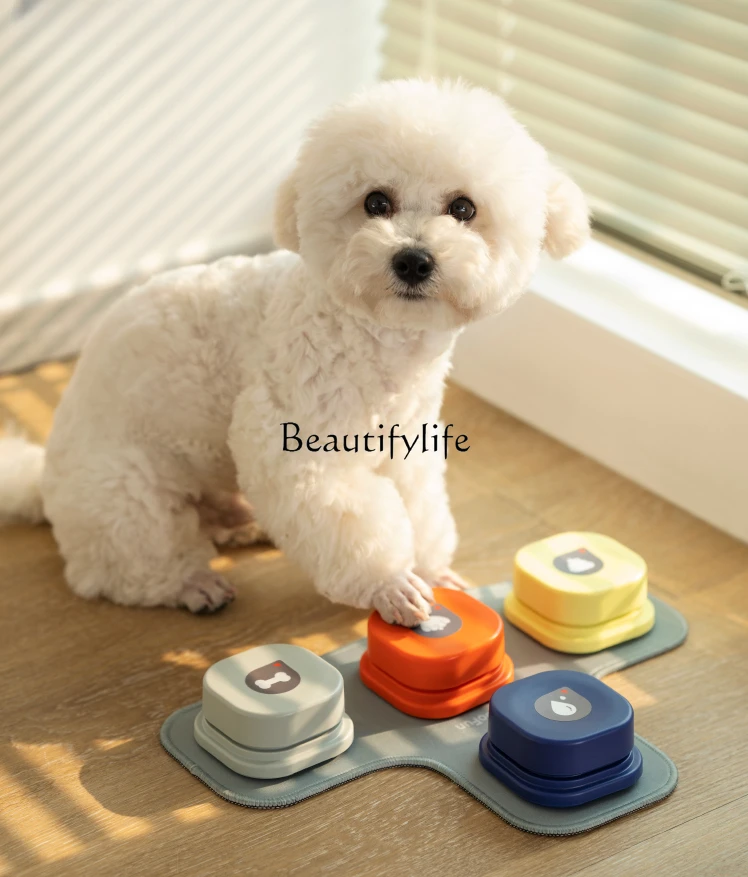 

Dog Button Talking Training Pet Communication Voice Dog Recording Button Cat Voice Bell Device
