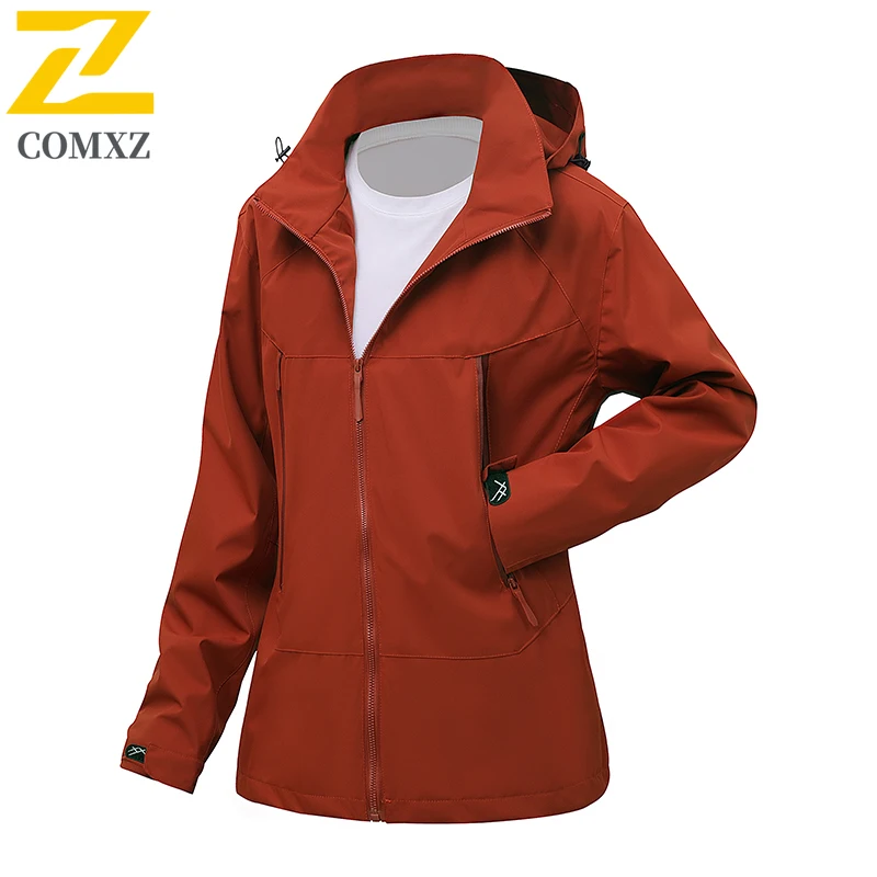 Men Windbreaker   Hooded Outdoor Waterproof and windproof Jacket Men Women Lightweight  Hiking Unisex Raincoat Camping Coat