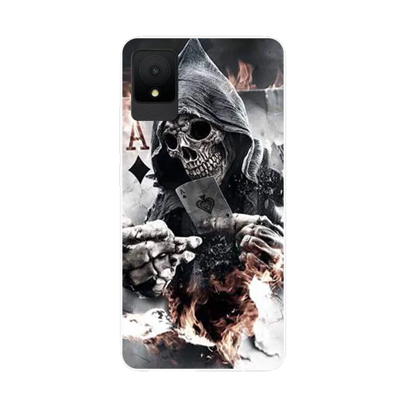 Football Soft Silicone Back Case for TCL K11 - Protective Phone Cover