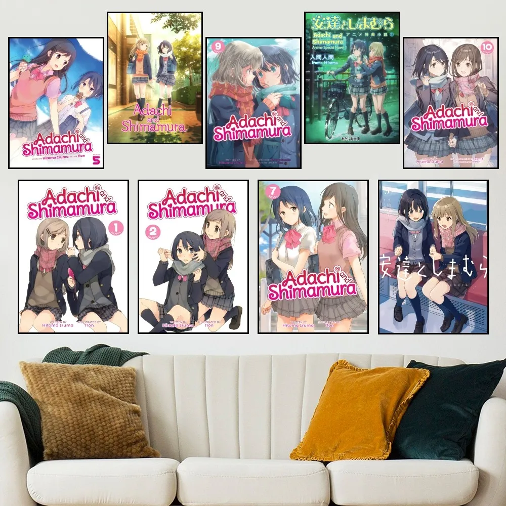 

Adachi and Shimamura Anime Poster Prints Wall Painting Bedroom Living Room Decoration Office Home